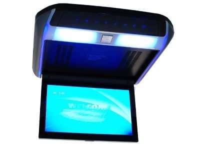 Потолочный монитор 10.1" AVIS AVS1030T с DVD (чёрно-серебристый)