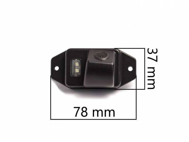CCD штатная камера заднего вида с динамической разметкой AVIS Electronics AVS326CPR для TOYOTA LAND CRUISER PRADO 90 / 120 (#097)